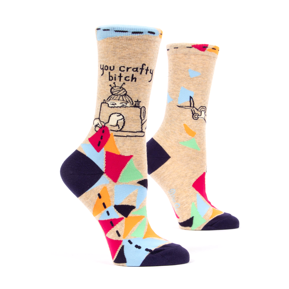 Blue Q Women's Socks You Crafty B*tch
