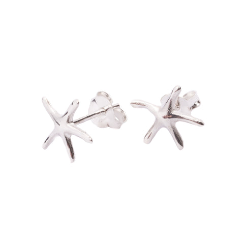 Iko Iko Studs Starfish Silver