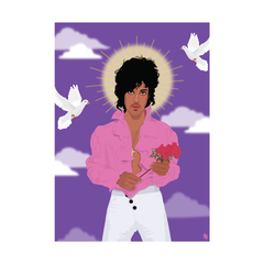 Iko Iko A2 Pop Culture Poster Purple Skies