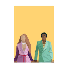 Iko Iko A2 Pop Culture Poster Bey and Jay