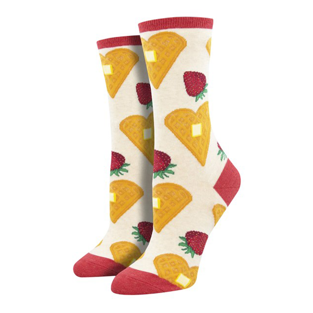 Socksmith Socks Women's Heart Smart Breakfast Ivory