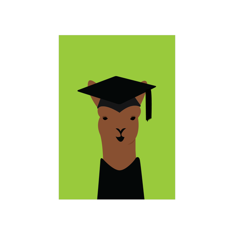 Alice Berry X Iko Iko Card Graduation Llama