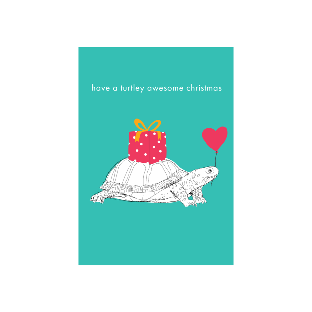 Iko Iko Christmas Card Turtle