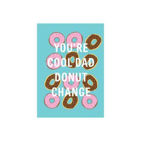 Iko Iko Father's Day Card Donut