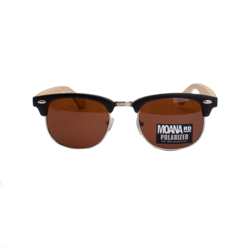 Moana Road Sunnies Forsyth Black Brown Lens