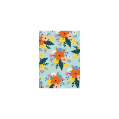 Iko Iko Mini Card Floral Bright Bloom Mint Orange