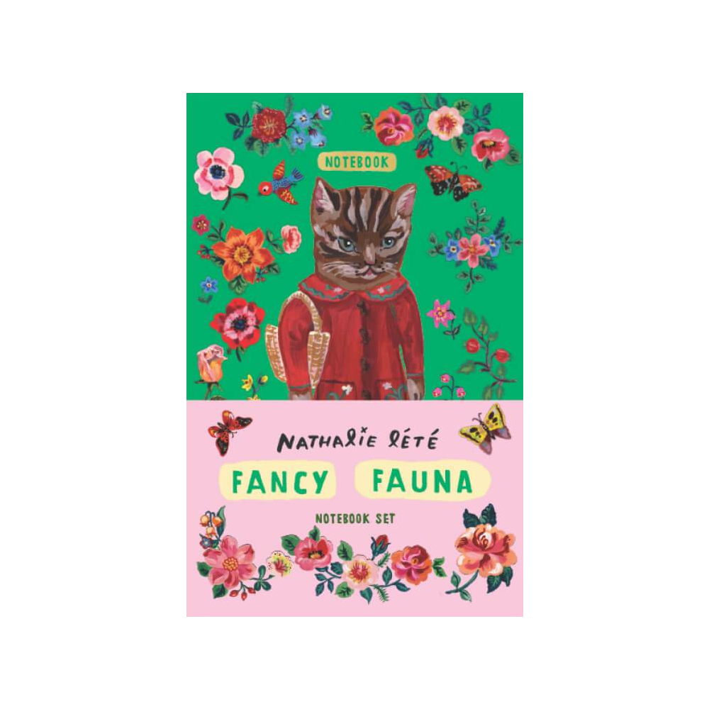 Nathalie Lete Fancy Fauna Notebooks Set of 2