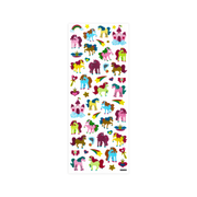 Shiny Metallic Stickers Colourful Ponies
