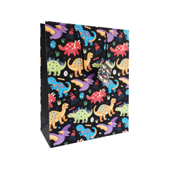Colourful Dino Gift Bag Large