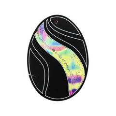 Scratch Art Easter Egg Decorations Pack of 10