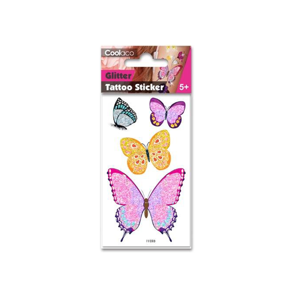 Temporary Tattoo Glitter Butterflies