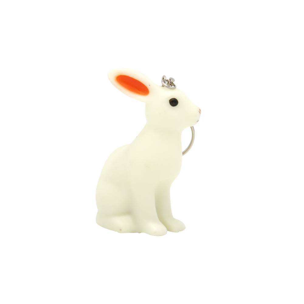 Keychain LED Light Bunny
