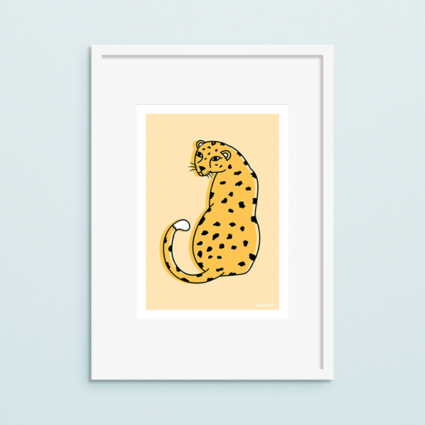 Iko Iko A4 Art Print Talula Leopard