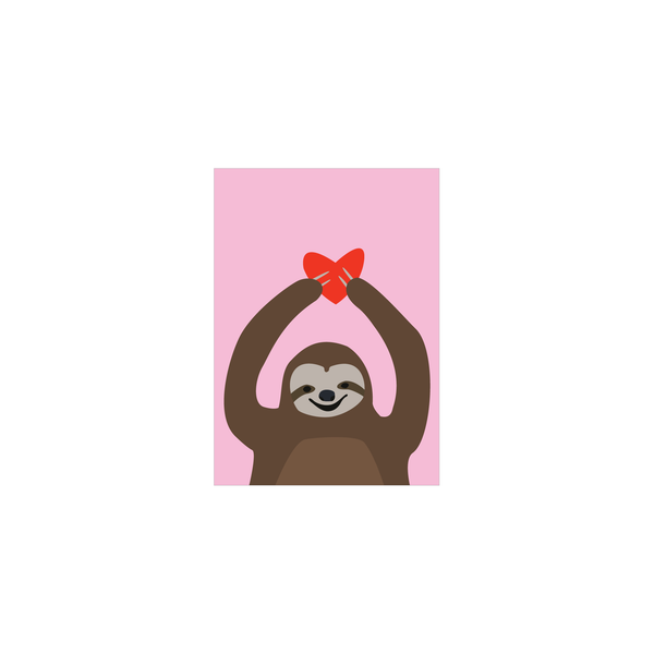 Alice Berry X Iko Iko Mini Card Love Sloth