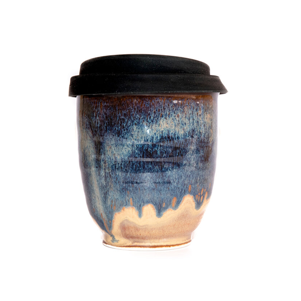 Westcoast Stoneware Reusable Cup Washout Twilight