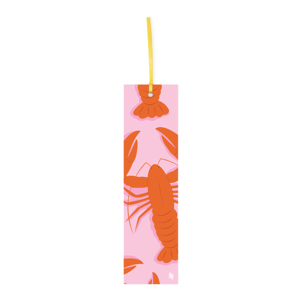 Iko Iko Double Sided Bookmark Lobster Pink/Rust
