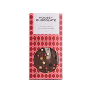 House of Chocolate Christmas Crisp Pearl Celebration Milk Chocolate Bar