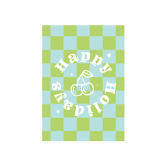 Iko Iko Christmas Card Happy Holidays Cherry