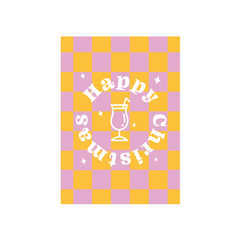 Iko Iko Christmas Card Happy Christmas Pina Colada