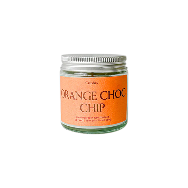 Crushes Scented Soy Candle Orange Choc Chip 120g