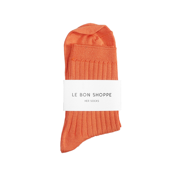 Le Bon Shoppe Socks Her Tangerine