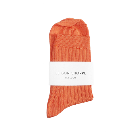 Le Bon Shoppe Socks Her Tangerine