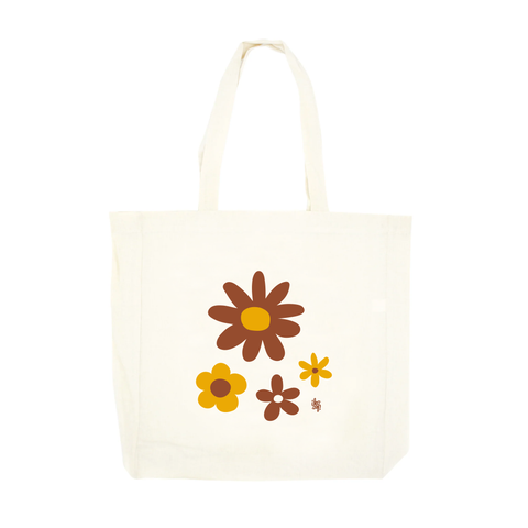 Iko Iko Simple Tote Solstice Daisies Autumn