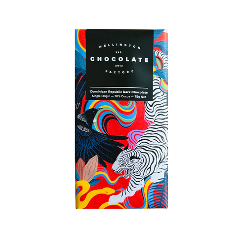 Wellington Chocolate Factory Dominican Republic Bar 75g