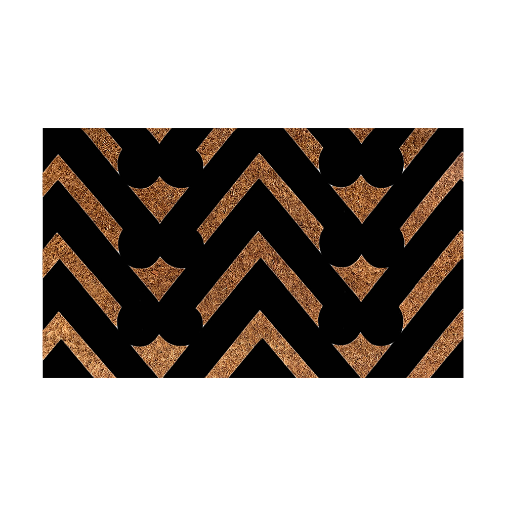 Moana Road X Miriama Grace-Smith Doormat Black Natural