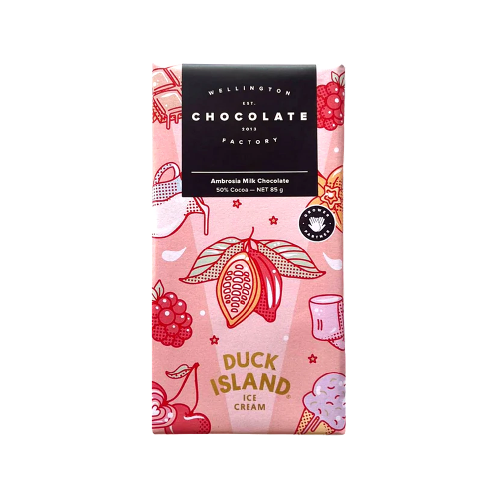 Wellington Chocolate Factory Duck Island Ambrosia Bar 85g