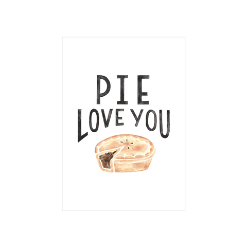 Steer Illustrations X Iko Iko Card Pie Love You