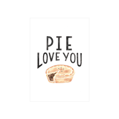 Steer Illustrations X Iko Iko Card Pie Love You