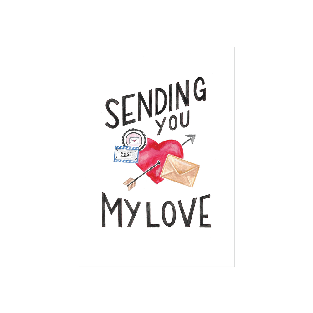 Steer Illustrations X Iko Iko Card Sending You My Love