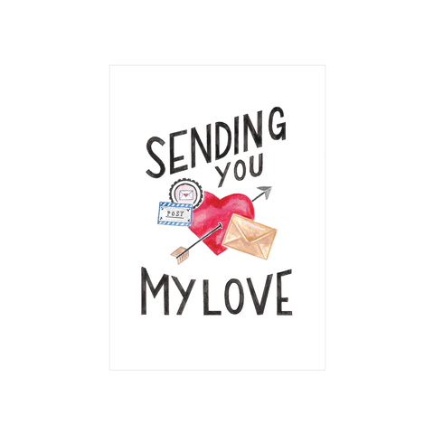 Steer Illustrations X Iko Iko Card Sending You My Love