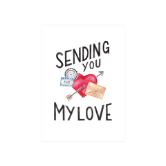 Steer Illustrations X Iko Iko Card Sending You My Love