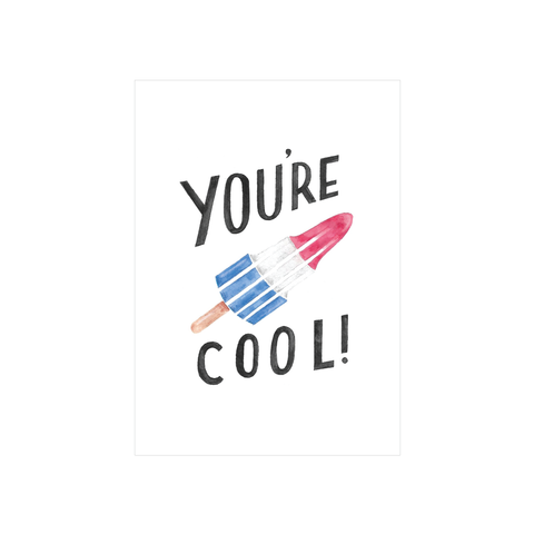Steer Illustrations X Iko Iko Card You're Cool Ice Block