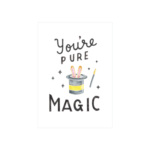 Steer Illustrations X Iko Iko Card You're Pure Magic