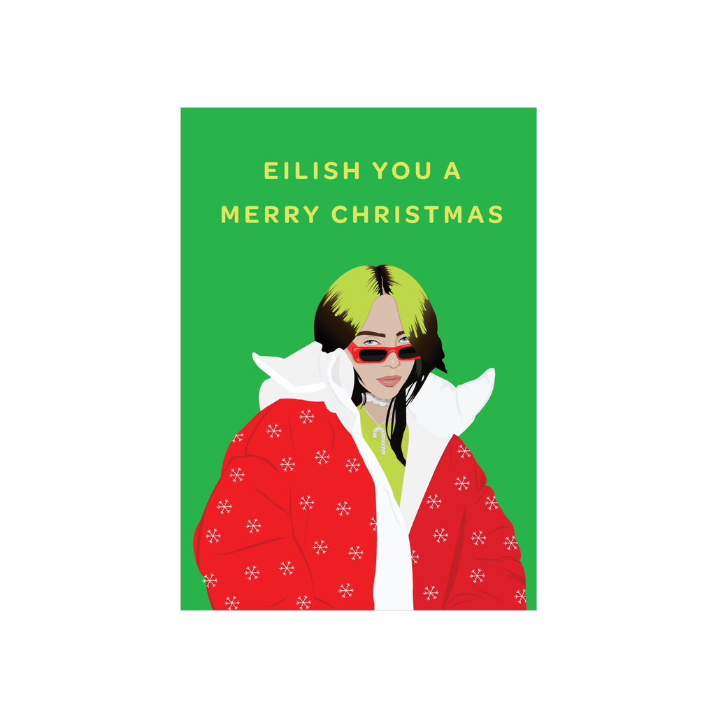 Iko Iko Christmas Card Pop Culture Eyelash