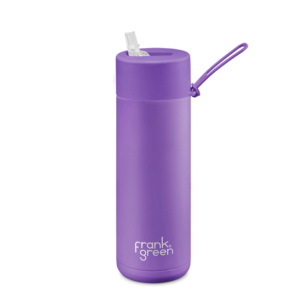 Frank Green Ceramic Smart Bottle with Straw 20oz Cosmic Purple
