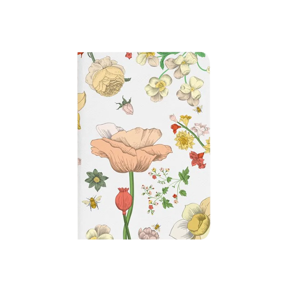 Father Rabbit B7 Soft Cover Pocket Notebook Vintage Wallpaper