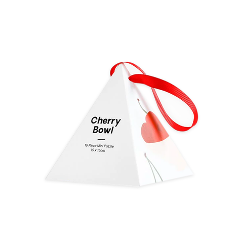 Father Rabbit Christmas Hanging Gift Box 16 Piece Puzzle Cherry Bowl