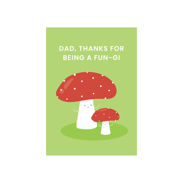 Iko Iko Cutie Pun Card Dad Fungi