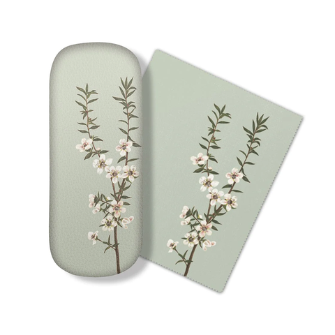 100% NZ Glasses Case Vintage Botanical Manuka