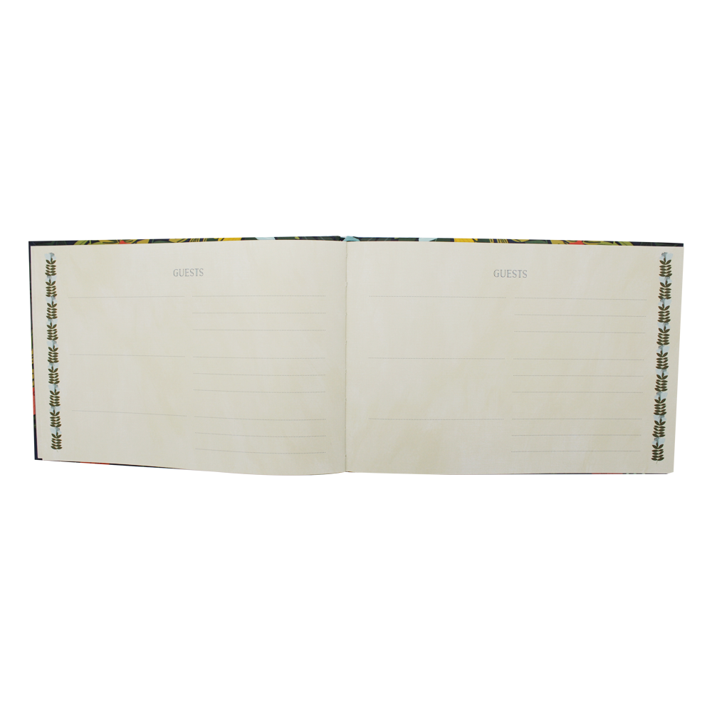 Guest Book Modern Floral Edition
