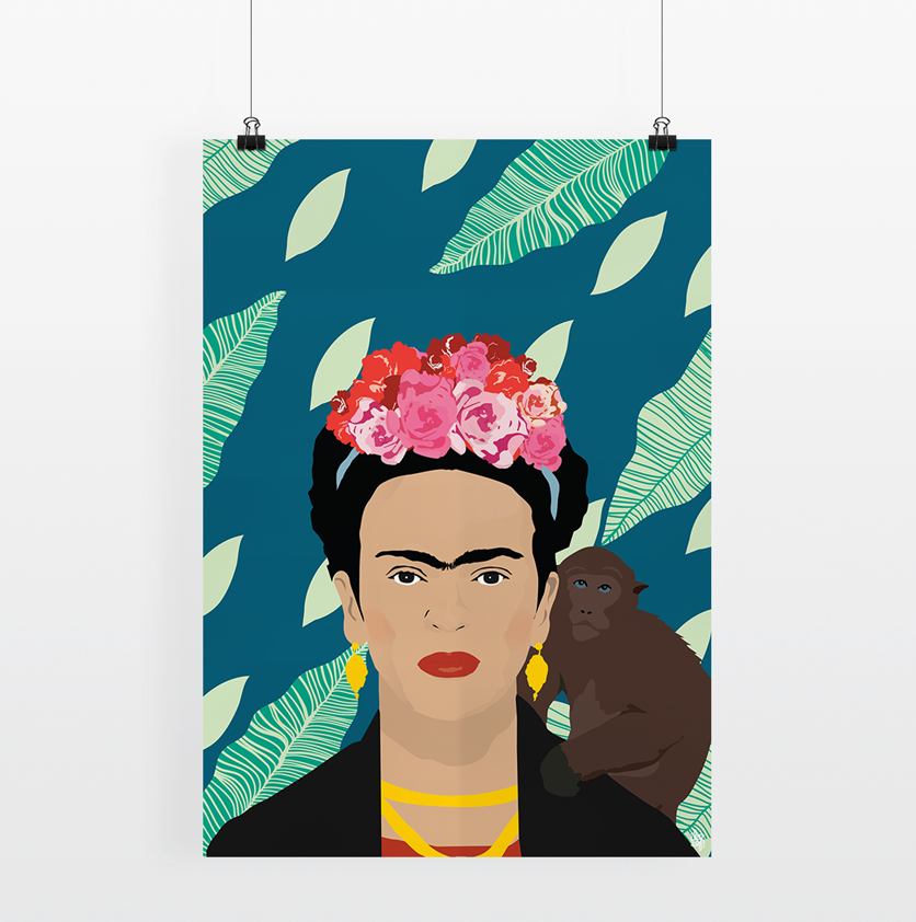 Iko Iko A2 Pop Culture Poster Frida