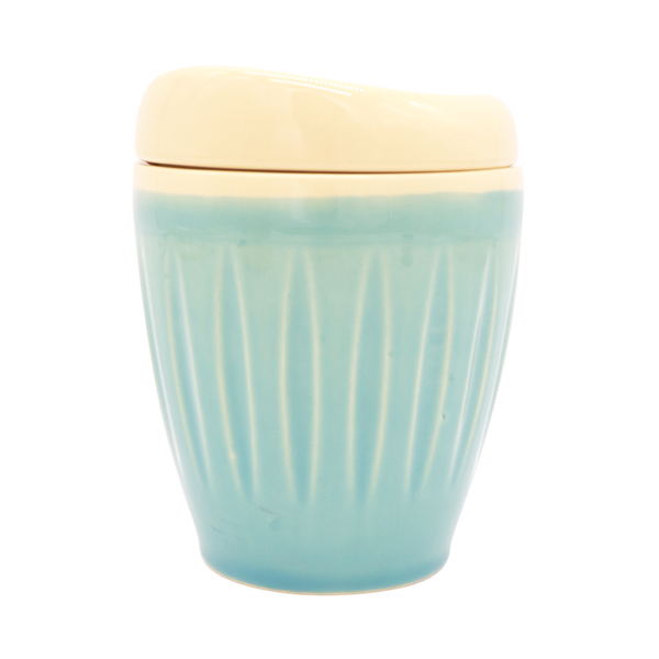 Lyttelton Pottery Deksel Reuseable Cup Seafoam Green