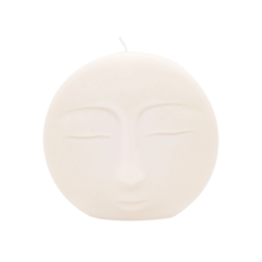 Haly Luna Face Candle White