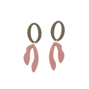 Penny Foggo Earrings Drops Chocolate Khaki D/C