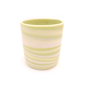 Mystery Creek Thrown Tumbler Lime
