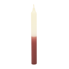 Half and Half Candle Honey Chocolate Brown